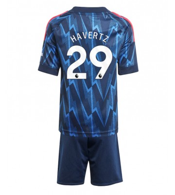 Arsenal Kai Havertz #29 Udebanetrøje Børn 2025-26 Kortærmet (+ Korte bukser)